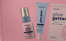 Load image into Gallery viewer, SpaLife Glow & Go Brightening 5-Piece Day Travel Facial Kit Set Factory Sealed