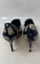 Load image into Gallery viewer, Sam Edelman Womens Haroldson Navy Blue Beige Stiletto Pump Heels Size 8.5