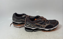 Load image into Gallery viewer, Mizuno Mens Wave Viper Gray Orange Lace-Up Low Top Running Shoes Size 9