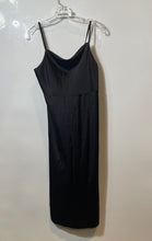 Load image into Gallery viewer, Old Navy Womens Black Sleeveless Cowl-Neck Satin Midi Slip Dress Size Medium