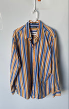 Load image into Gallery viewer, St. John's Bay Mens Multicolor Striped Print Long Sleeve Button-Up Shirt Size XL