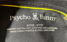 Load image into Gallery viewer, Psycho Bunny Kids Dark Blue Pima Cotton Short Sleeve Crew Neck T-Shirt Size 4