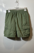 Load image into Gallery viewer, Abercrombie Kids Boys Green Elastic Waist Drawstring Cargo Shorts Size 13/14