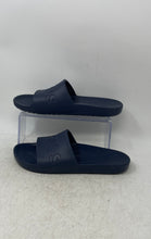 Load image into Gallery viewer, Crocs Unisex Navy Blue Logo Open Toe Slip-On Slide Sandals Size M 6 W 8