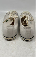 Load image into Gallery viewer, Lacoste Mens L27 SRM TEXT White Round Toe Lace-Up Sneaker Shoes Size 11.5
