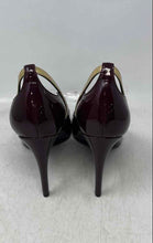 Load image into Gallery viewer, Marc Fisher Womens Garlene Burgundy Leather Stiletto Pump Heels Size 10M