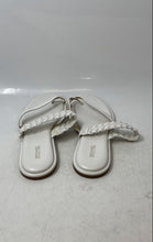 Load image into Gallery viewer, Michael Kors Womens Alba White Slip-On Flat Thong Slide Sandals Size 11M
