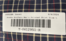 Load image into Gallery viewer, Brooks Brothers Mens Multicolor Plaid Cotton Button-Up Pajama Shirt Size L