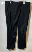 Load image into Gallery viewer, Jones New York Womens Black Flat Front Stretch Straight Leg Ankle Pants Size 16W
