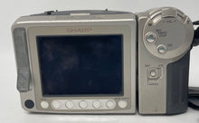 Load image into Gallery viewer, Sharp Model VL-E765U Silver Black View Camcorder With Charger Not Tested