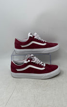 Load image into Gallery viewer, Vans Unisex Old Skool 751505 White Red Lace-Up Sneaker Shoes Size M 6.5 W 8
