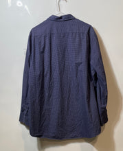 Load image into Gallery viewer, Michael Kors Mens Blue Printed Classic Fit Collared Button-Up Shirt Size XL