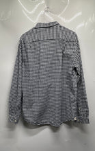 Load image into Gallery viewer, Lacoste Mens White Gingham Long Sleeve Regular Fit Button-Up Shirt Size M