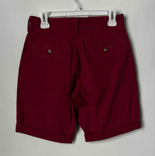 Load image into Gallery viewer, Arturo Calle Mens Red Slash Pockets Button Front Belt Loops Chino Shorts Size 30