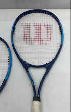 Load image into Gallery viewer, Set Of 2 Pcs Wilson Ultra Blue White Comfort Grip Tennis Sporting Racquets