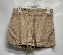 Load image into Gallery viewer, Loft Womens Khaki Slash Pocket Flat Front Drawstring Cargo Shorts Size S