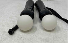 Load image into Gallery viewer, Set Of 2 Sony CECH-ZCM2U Black Motion Controllers For PlayStation 4 Not Tested