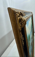 Load image into Gallery viewer, Landscape Multicolor Contemporary Wall Art Framed Canvas Painting By Taylor