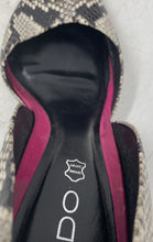 Load image into Gallery viewer, Aldo Womens Premier Multicolor Snakeskin Print Slip-On D'Orsay Heels Size 10