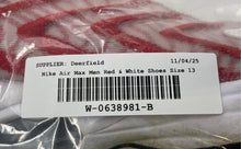 Load image into Gallery viewer, Nike Mens Air Max TW DQ3984-104 Red & White Lace-Up Sneakers Shoes Size 13