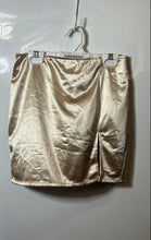 Load image into Gallery viewer, Fashion Nova Womens Beige Side-Slit Back-Zip Short Mini Skirt Size XS