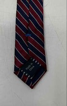 Load image into Gallery viewer, Nautica Mens Red Blue Striped Adjustable Formal Designer Neckwear Pointed Tie