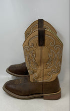 Load image into Gallery viewer, Laredo Womens Brown Leather Square Toe Cowgirl Western Boots Size 7M