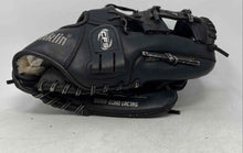 Load image into Gallery viewer, Franklin Mens Black Leather Dual-Band Lacing Left-Handed Baseball Glove
