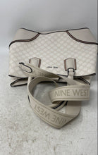 Load image into Gallery viewer, Nine West Womens White Detachable Strap Double Handle Shoulder Crossbody Bag