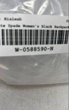 Load image into Gallery viewer, Kate Spade New York Womens Schuyler Black Leather Adjustable Strap Backpack