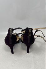 Load image into Gallery viewer, Liz Claiborne Womens Heidi Burgundy Pointed Toe High Strappy Heels Size 9M