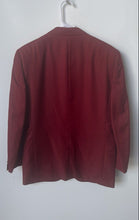Load image into Gallery viewer, Zanella Mens Purple Wool Long Sleeve Notch Lapel Two-Button Blazer Size 36