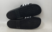 Load image into Gallery viewer, Adidas Unisex Adilette JS4313 Black White Open Toe Slip-On Slide Sandals Size 11