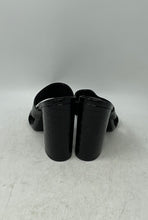 Load image into Gallery viewer, Steve Madden Womens Taya Black Croc Embossed Slip-On Block Mule Heels Size 9.5M