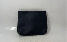 Load image into Gallery viewer, Lancome Paris Womens Black Pebble Textured Faux Leather Zip Top Makeup Bag
