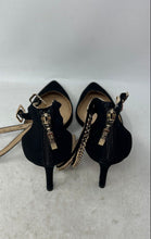 Load image into Gallery viewer, Michael Kors Womens Josephine Black Pointed Toe Ankle Strap Heels Size 11