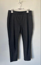 Load image into Gallery viewer, Calvin Klein Womens Black Gray Houndstooth Print Elastic Waist Ankle Pants Sz 10