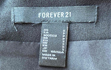 Load image into Gallery viewer, Forever 21 Womens Black Back Zip Button Front Short Mini Skirt Size Small