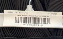 Load image into Gallery viewer, Zara Womens Black Elastic Waist Pleated Long Maxi Skirt Size XS