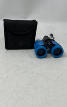 Load image into Gallery viewer, Kids Blue And Black Adjustable 5x30 Coated Binoculars With Carrying Case