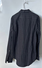 Load image into Gallery viewer, Banana Republic Mens Black Long Sleeve Collared Dress Shirt Size Medium