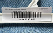 Load image into Gallery viewer, Zara Womens Blue Denim Medium Wash 5 Pocket Design High Waisted Skinny Jeans 4