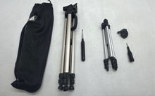 Load image into Gallery viewer, Vivitar MX-2000 Compact Silver Black Telescopic Stands Tripod With Case