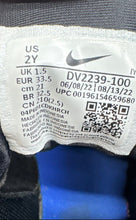 Load image into Gallery viewer, Nike Kids Little Posite One DV2239-100 Black White Lace-Up Sneakers Shoes Sz 2Y