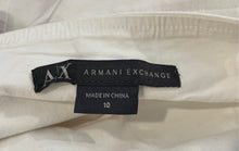 Load image into Gallery viewer, Armani Exchange Womens White Sleeveless Halter Neck Short Mini Dress Size 10