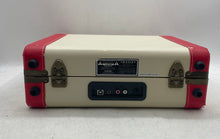 Load image into Gallery viewer, Crosley CR6019A-RE Ivory Red Portable Suitcase Style Turntable Record Player