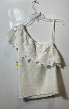 Load image into Gallery viewer, INC International Concepts Womens White One Shoulder Blouse Top Size M With Tag