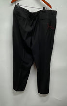 Load image into Gallery viewer, Fineri Mens Black Long Sleeve Pockets Two-Piece Suit Pant Set Size 44/42