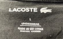 Load image into Gallery viewer, Lacoste Mens Black Short Sleeve Crew Neck Regular Fit Pullover T-Shirt Size L