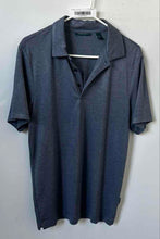 Load image into Gallery viewer, Perry Ellis Mens Blue Regular Fit Collared Short Sleeve Polo Shirt Size Medium